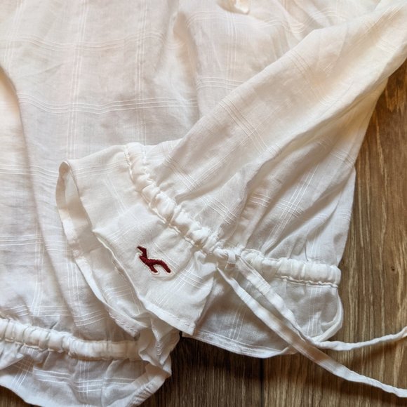 Used (XS) - HOLLISTER White Ruffle Tank - Picture 4 of 6